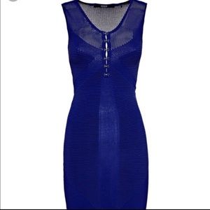 Guess Royal Blue Body-con Dress